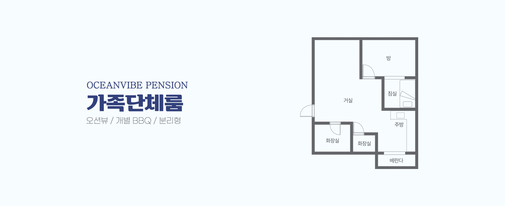 객실 평면도